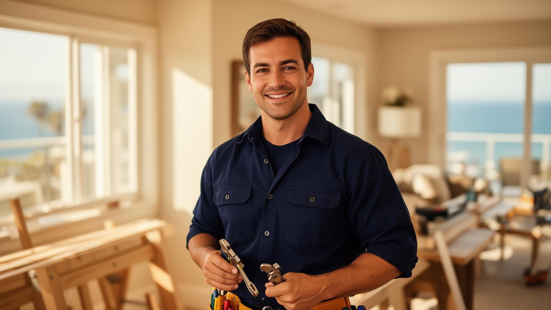 JRZ Handyman at work in a Monterey home